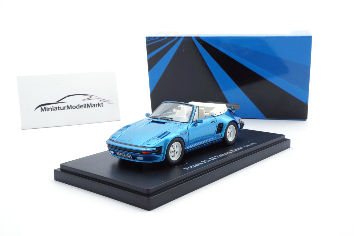 Avenue43 60045 Porsche 911 SE Flatnose Cabrio - blau-metallic 1:43