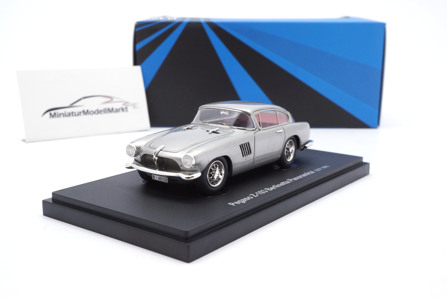 Avenue43 60069 Pegaso Z-103 Berlinetta Panoramica - silber-metallic 1:43
