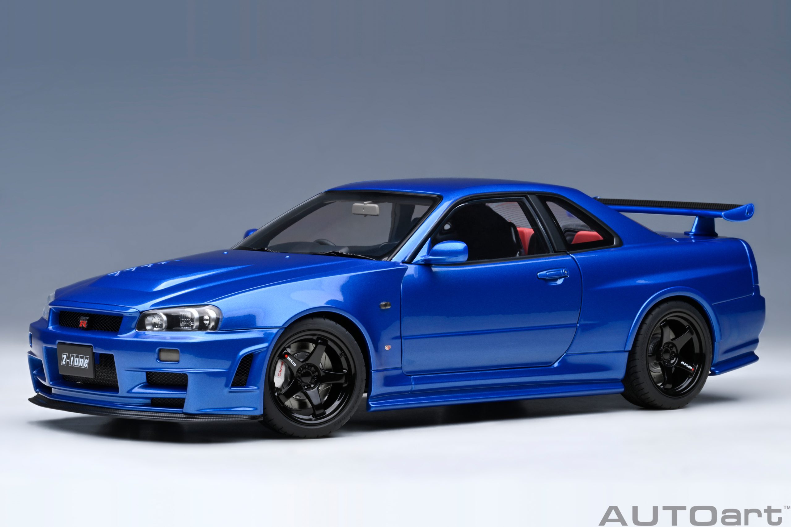 AutoArt 77462 Nissan Skyline GT-R (R34) Z-tune - Bayside Blue 1:18