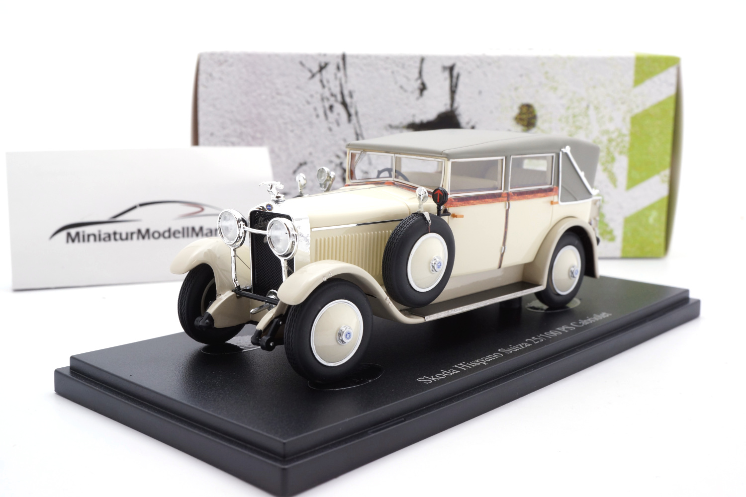 Autocult 01021 Skoda Hispano Suiza 25/100PS Cabriolet - beige 1:43