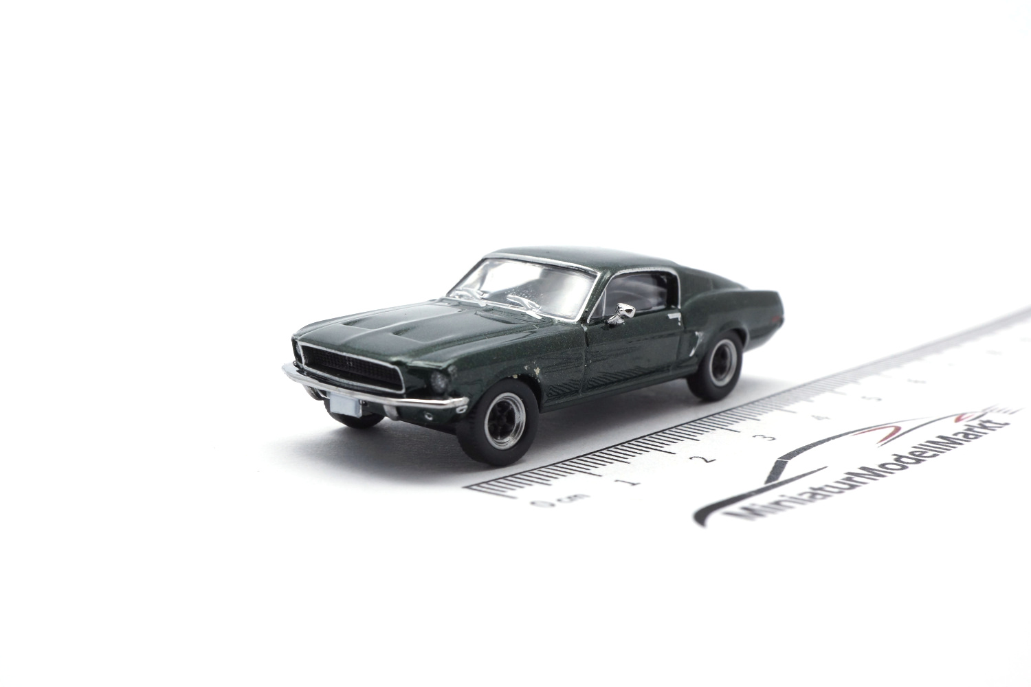 Brekina 19600 Ford Mustang Fastback - metallic-dunkelgrün - 1968 1:87