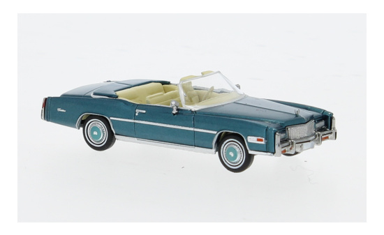 Brekina BRE19755 Cadillac Eldorado Convertible - türkis (Metallic) 1:87