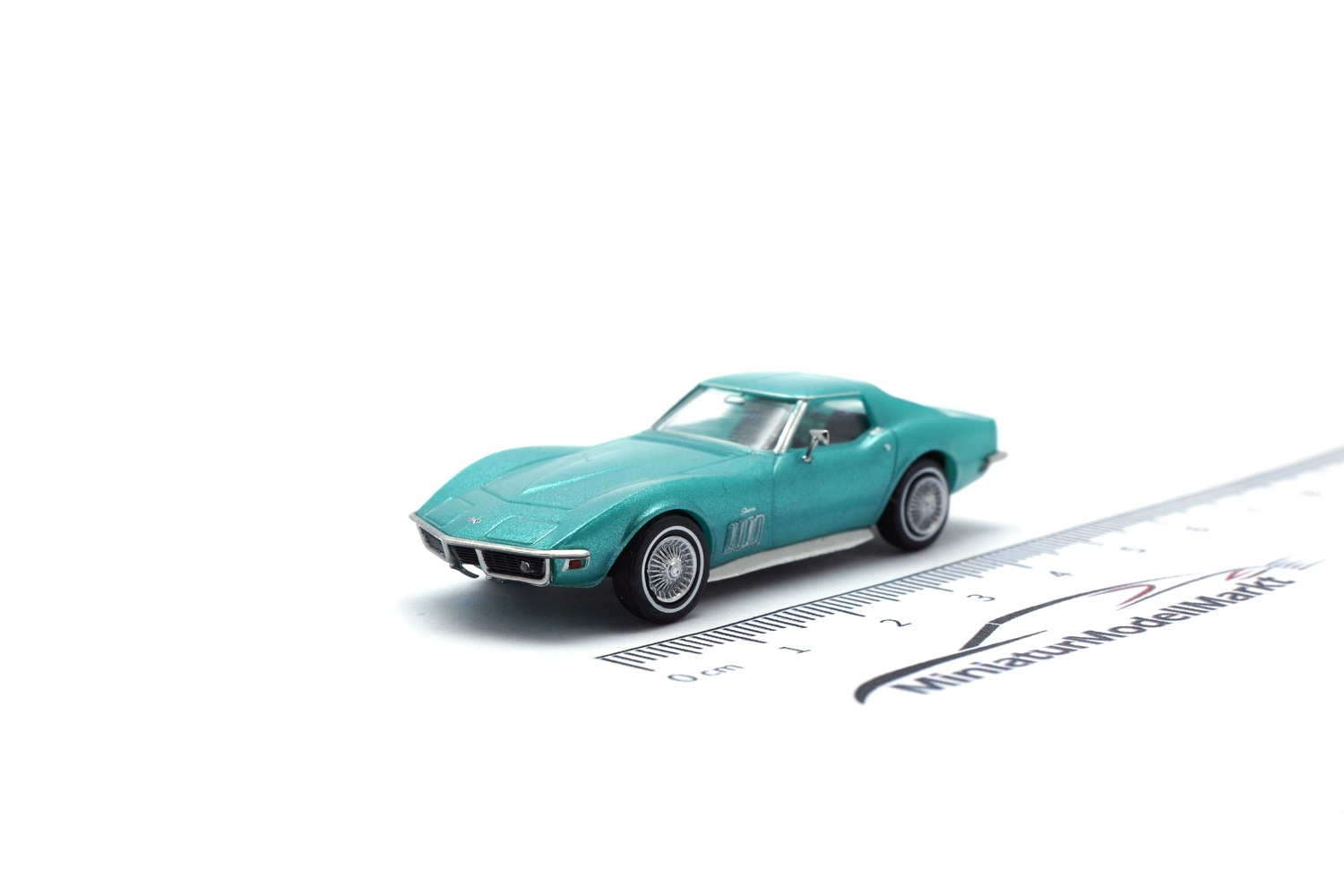 Brekina BRE19989 Chevrolet Corvette C3 - grün (Metallic) 1:87