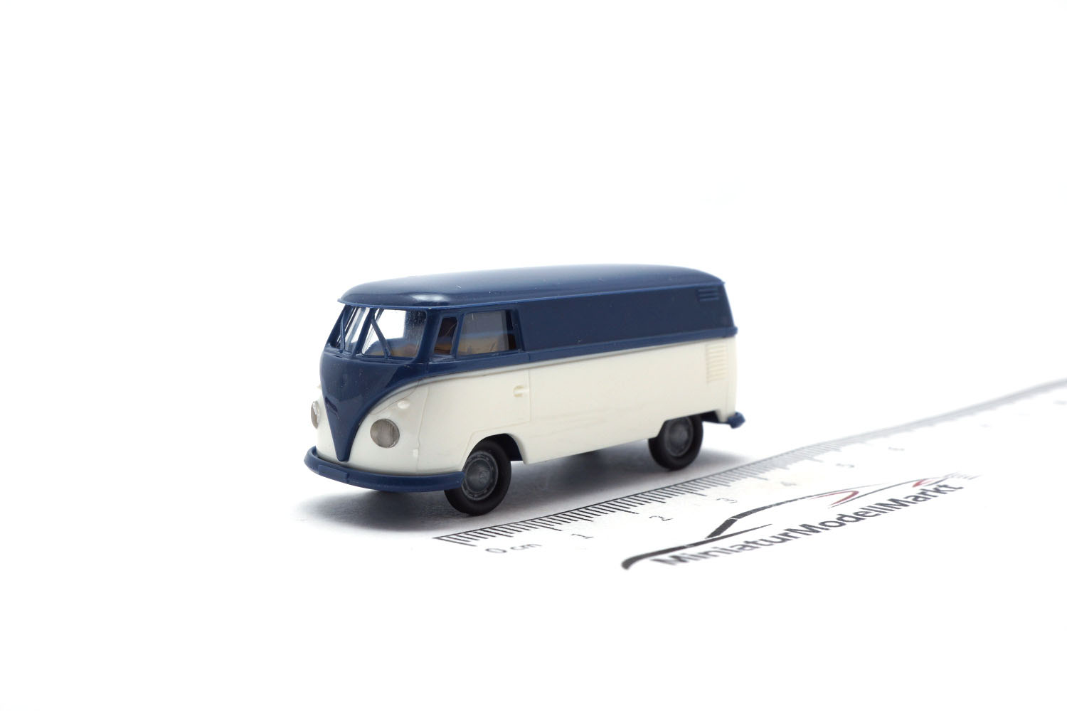 Brekina 32630 VW Kasten T1b - blau/weiß 1:87