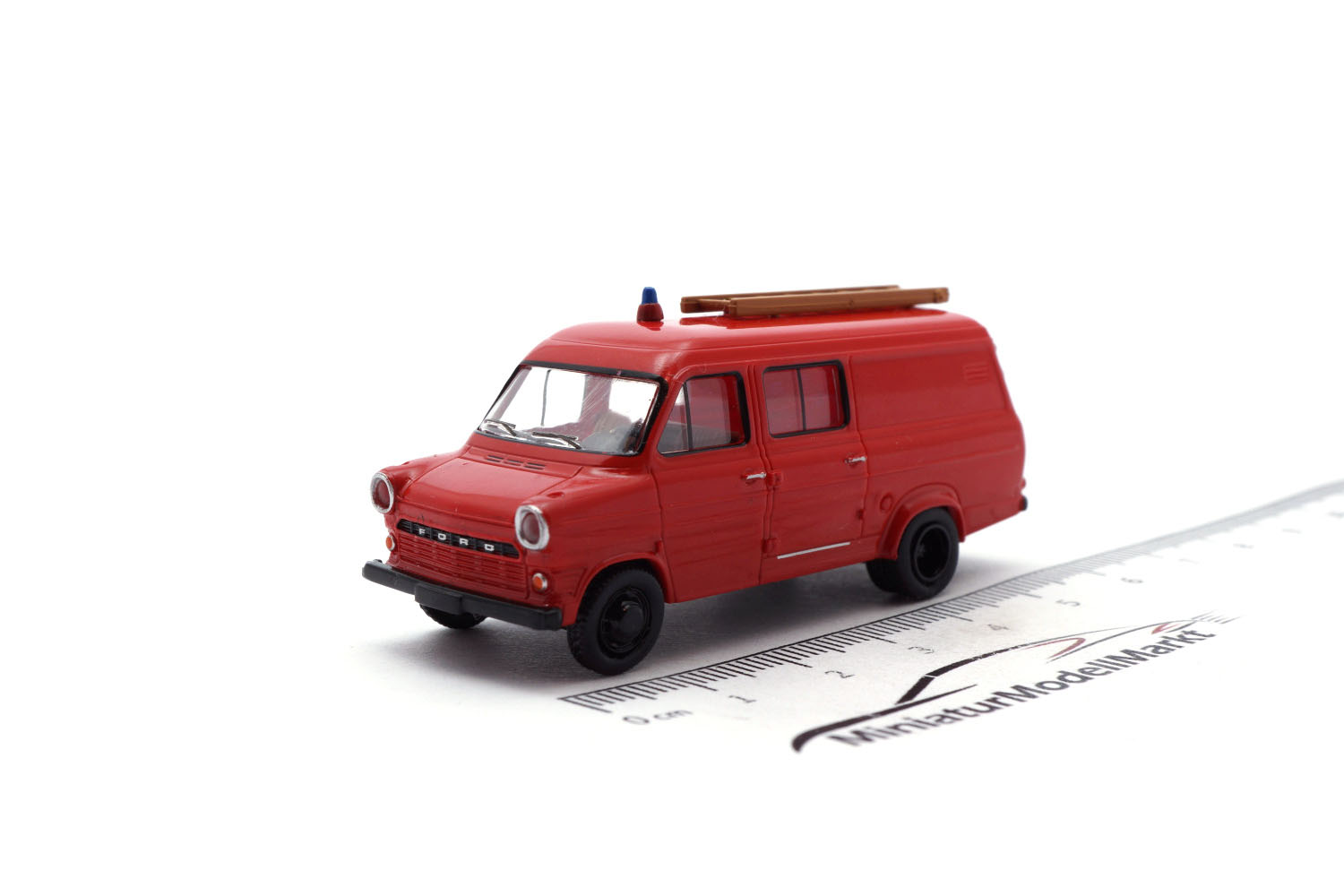 Brekina BRE34160 Ford Transit - rot , schwarz - Feuerwehr 1:87