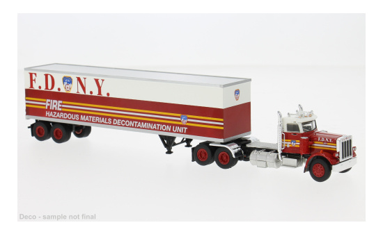 Brekina BRE85722 Peterbilt 359 Ko-SZ - FDNY 1:87