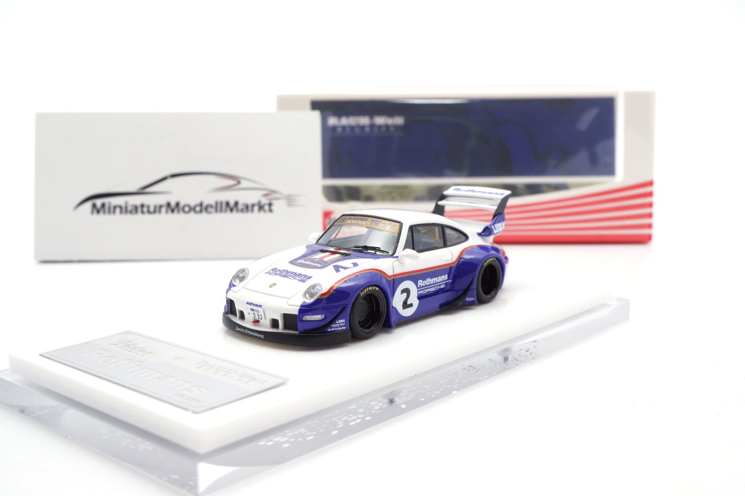 FuelMe FM64002-RWB993-30 Porsche 911(993) RWB - LBWK - Rothmans 1:64