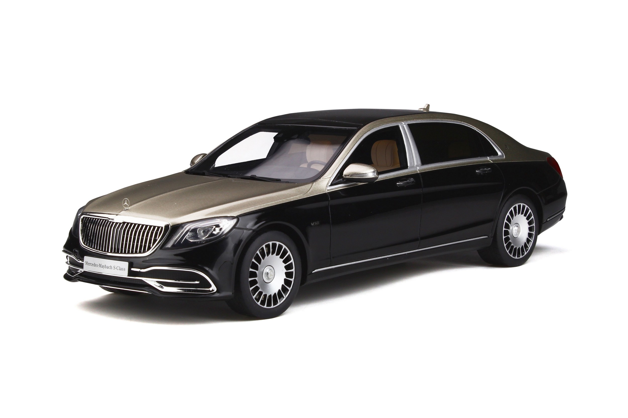 GT-Spirit GT237 Mercedes-Maybach S600 - Gold/Schwarz - 2019 1:18