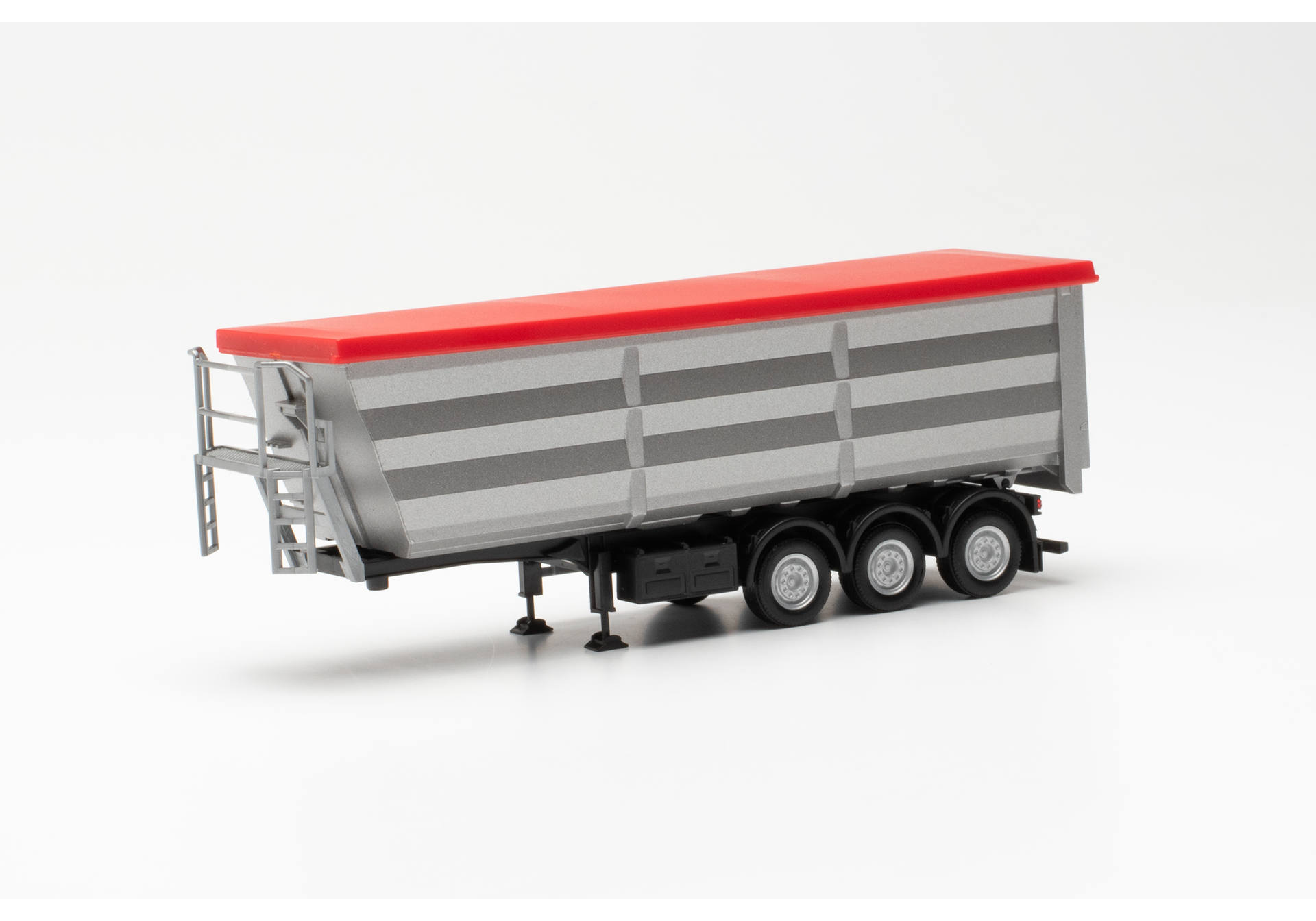Herpa 077057-002 Stahlmuldenauflieger, silber 1:87