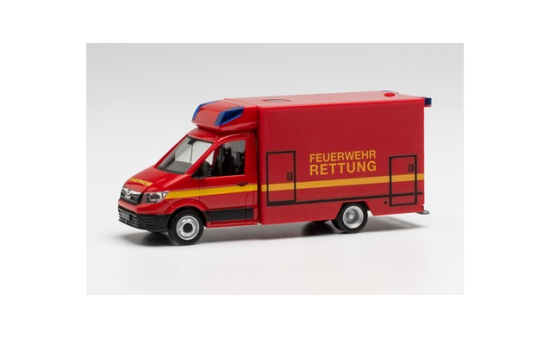 Herpa 096232 MAN TGE Fahrtec RTW Feuerwehr 1:87