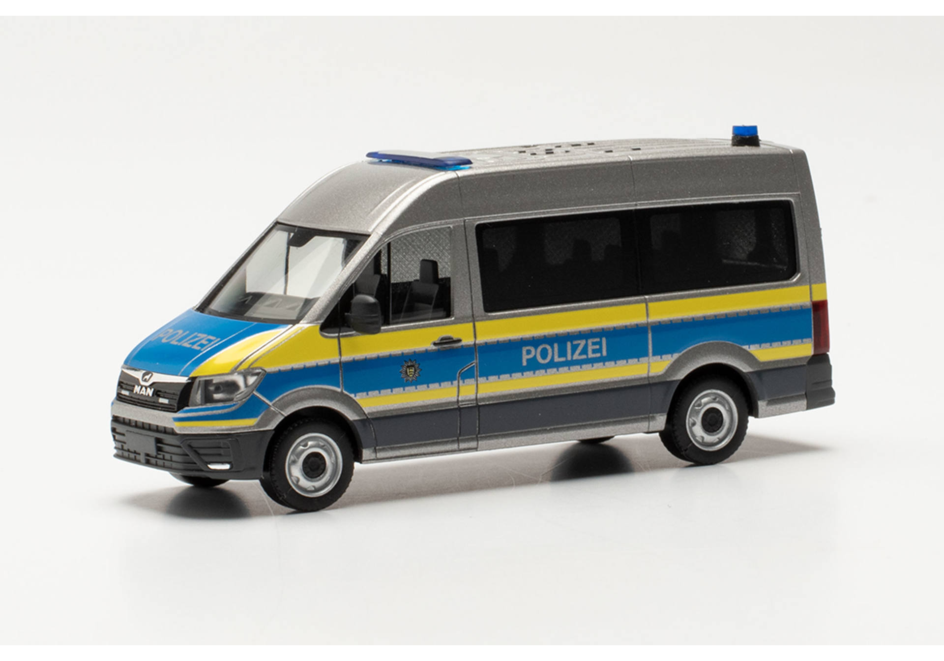 Herpa 096638 MAN TGE Bus Hochdach Polizei Baden-Württemberg 1:87