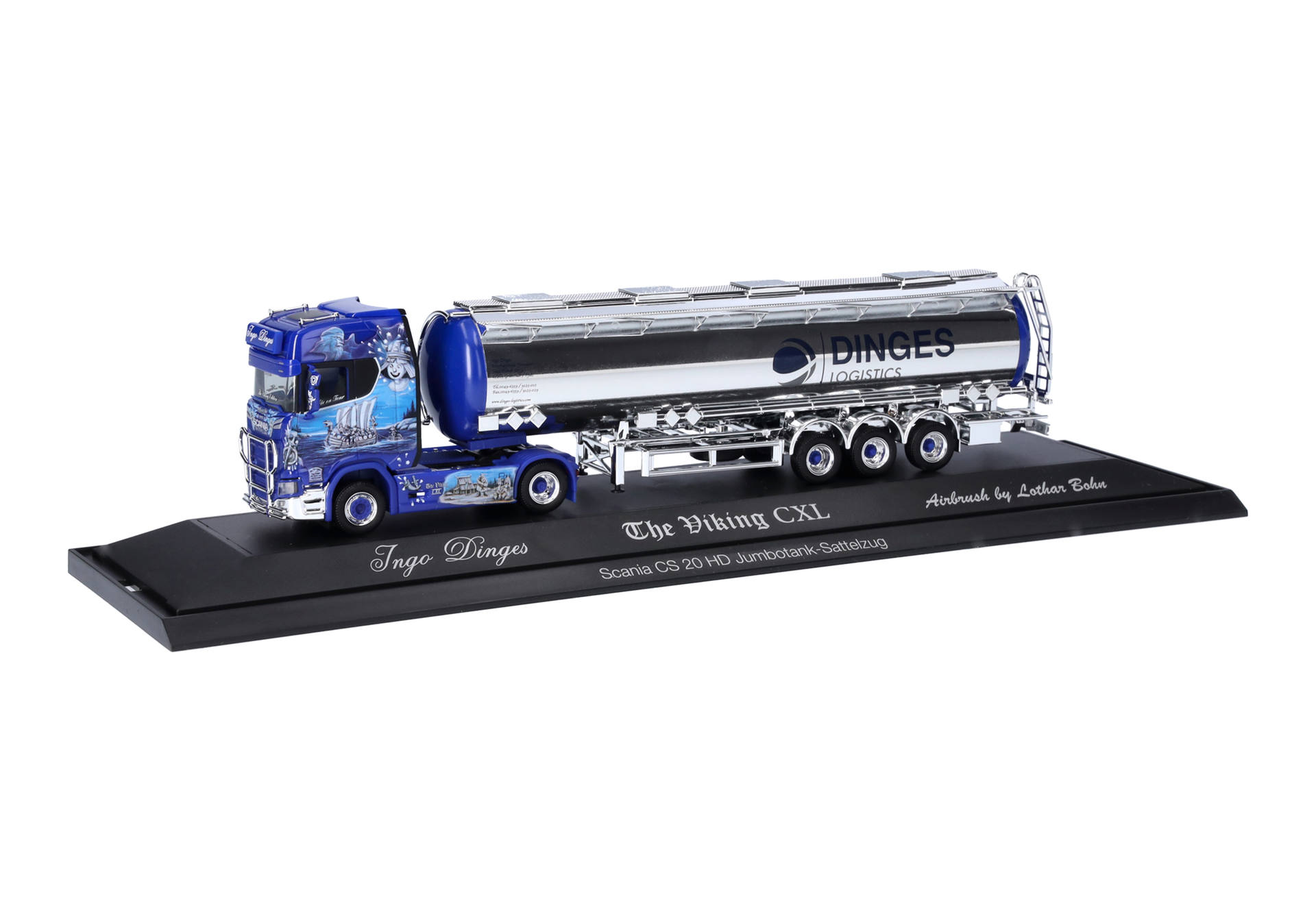 Herpa 122344 Scania CS 20 HD Jumbochromtank 