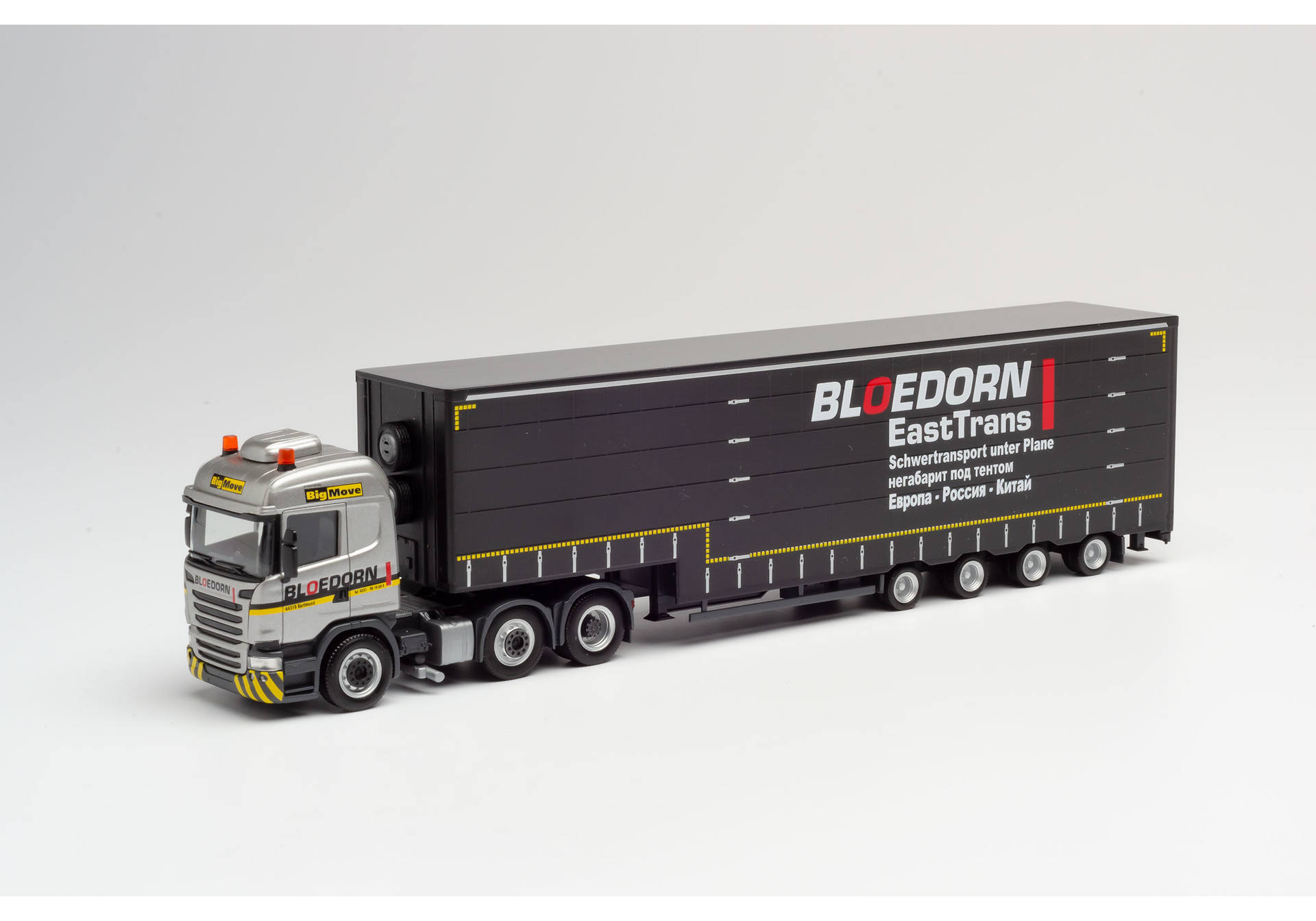 Herpa 311625 Scania R HL 6×2 Volumen-Sattelzug 