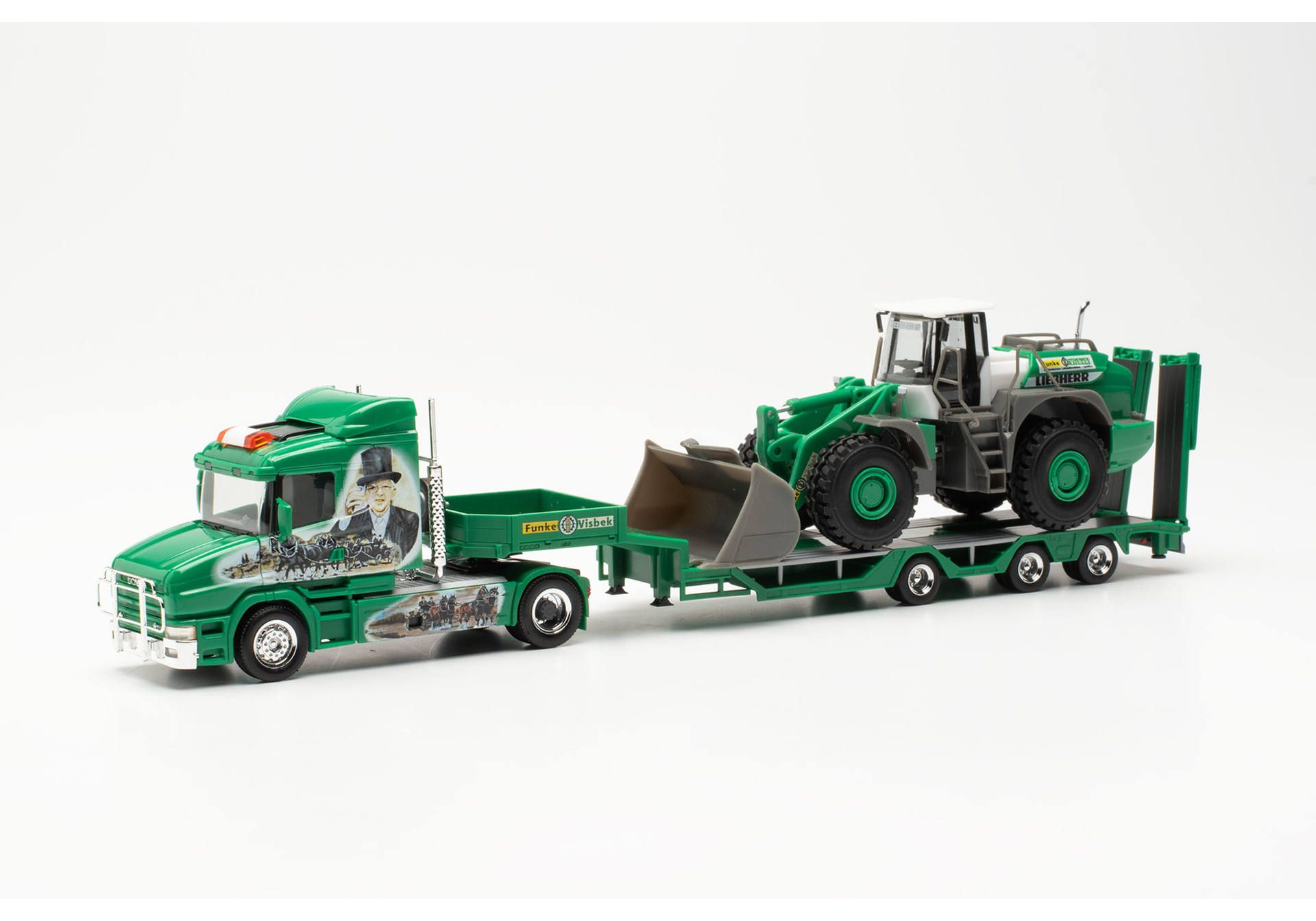Herpa 315562 Scania Hauber Goldhofer Allrounder - Funke Visbek 1:87