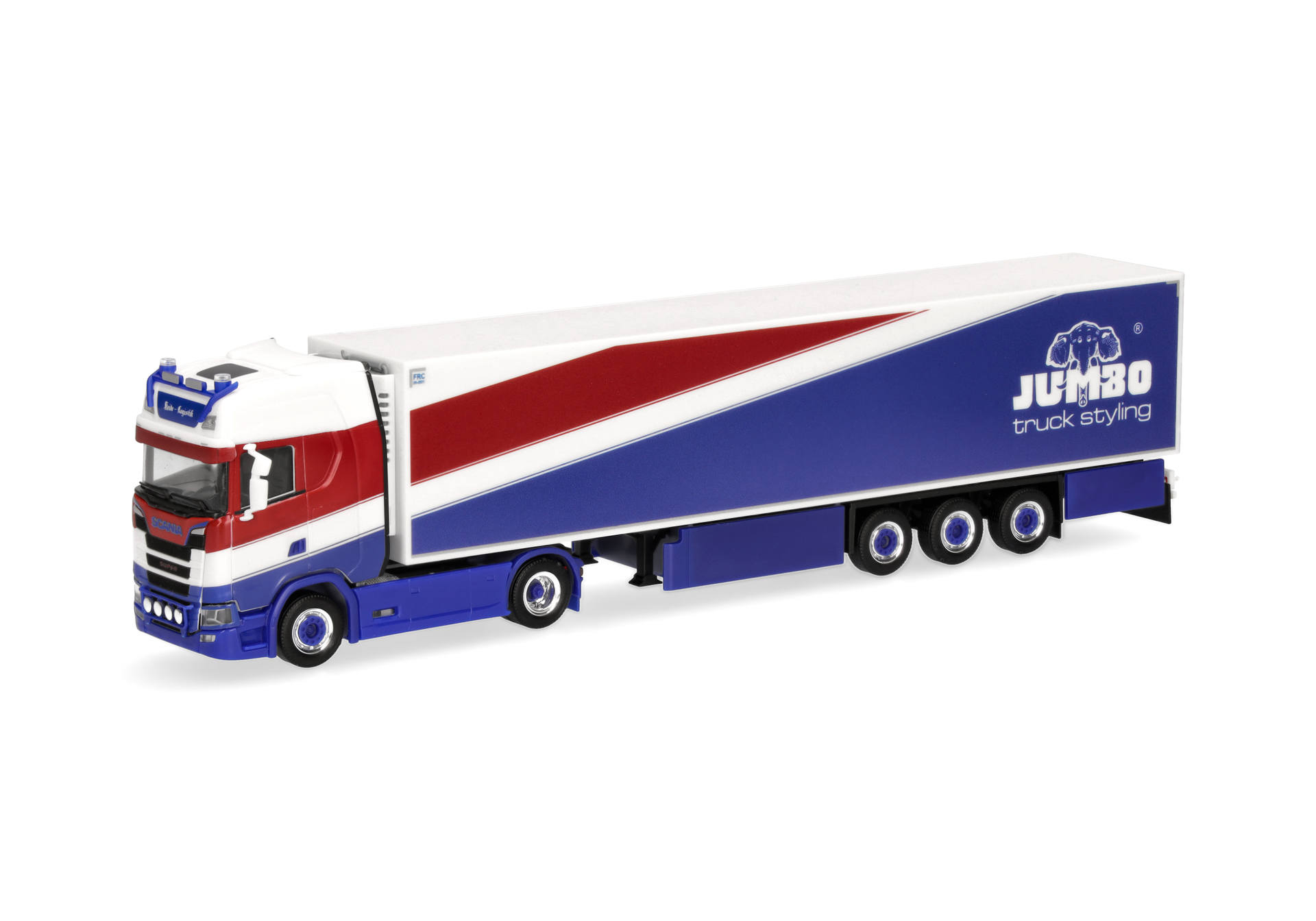 Herpa 320399 Scania CS 20 HD Kühlkoffer-Sattelzug 