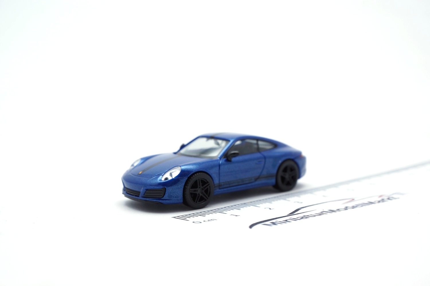 Herpa 430418-002 Porsche 911 (991) Carrera 4 S, saphirblau 1:87