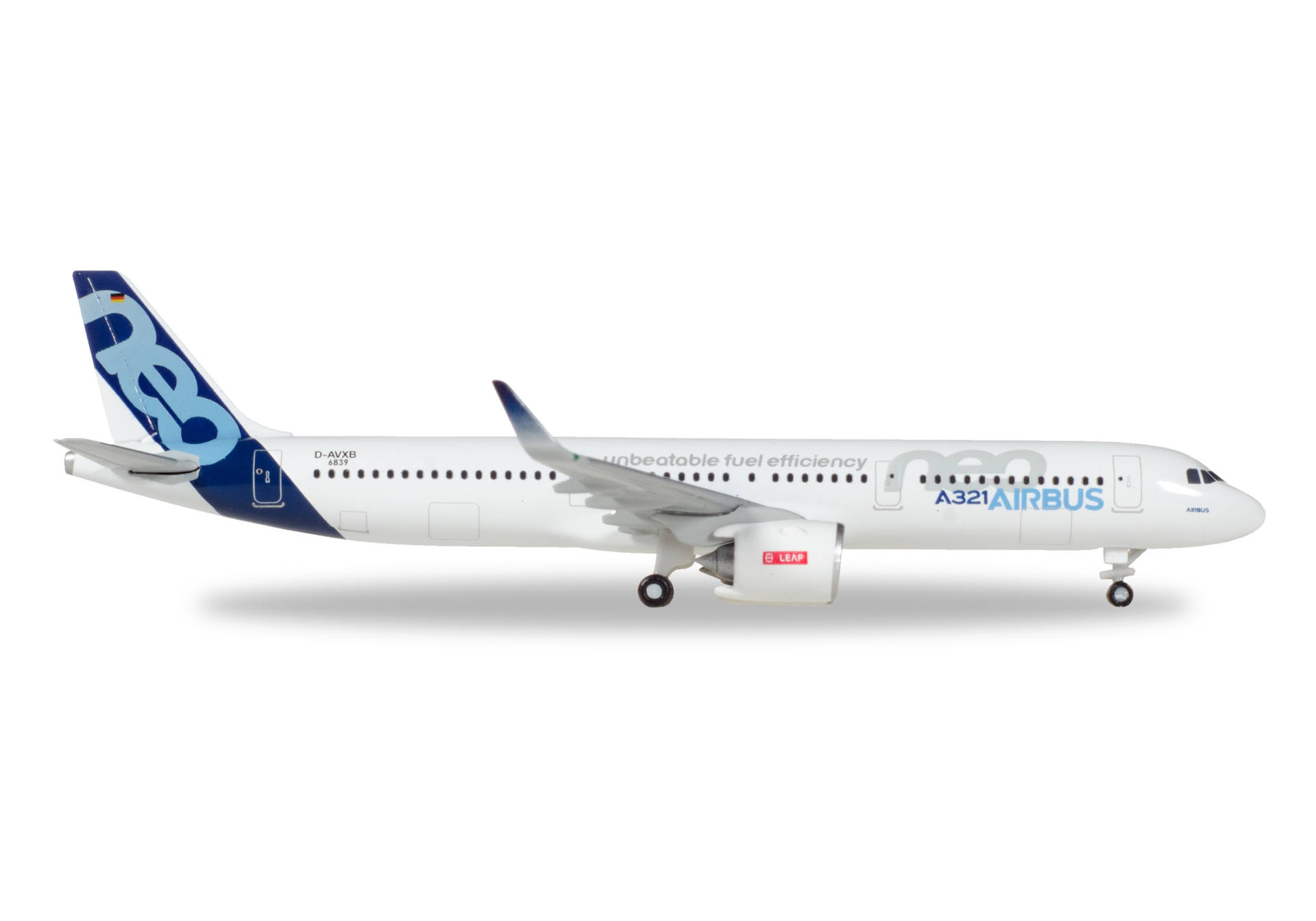 Herpa 530620 Airbus A321neo - D-AVXB 1:500