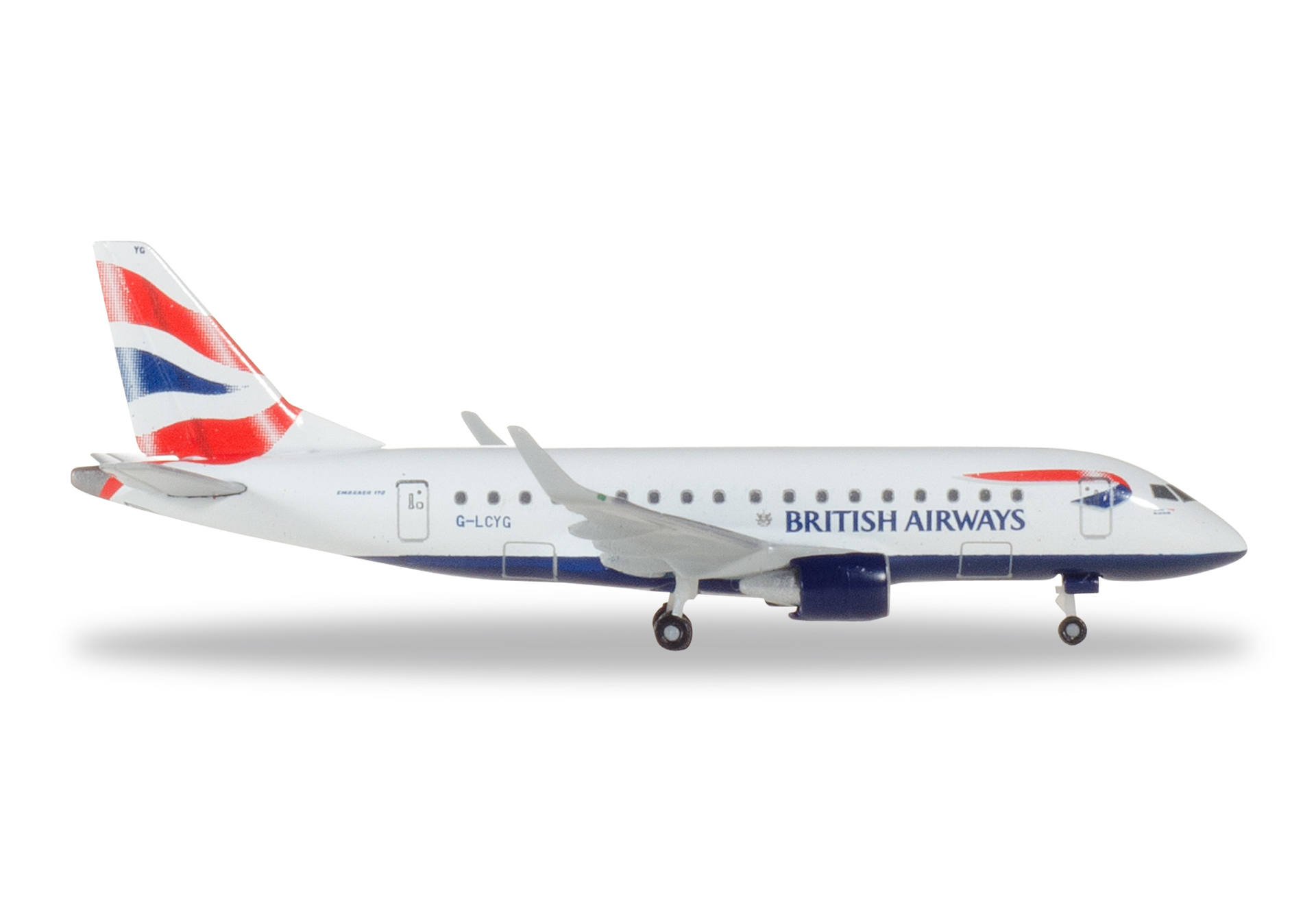 Herpa 531092 British Airways Cityflyer Embraer E170 - G-LCYG 1:500