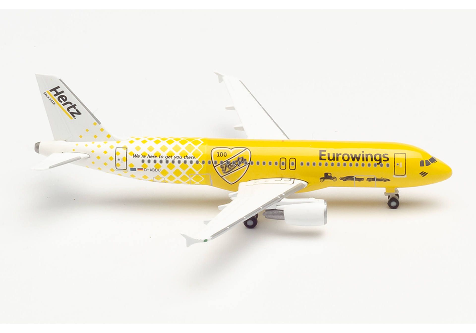 Herpa 533560 Eurowings Airbus A320 