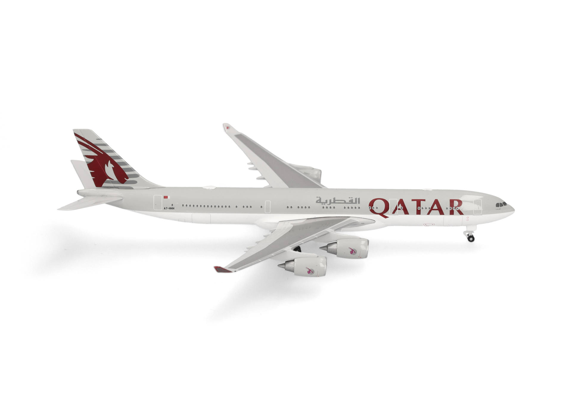 Herpa 538923 Qatar Amiri Flight Airbus A340-500 - A7-HHH 1:500