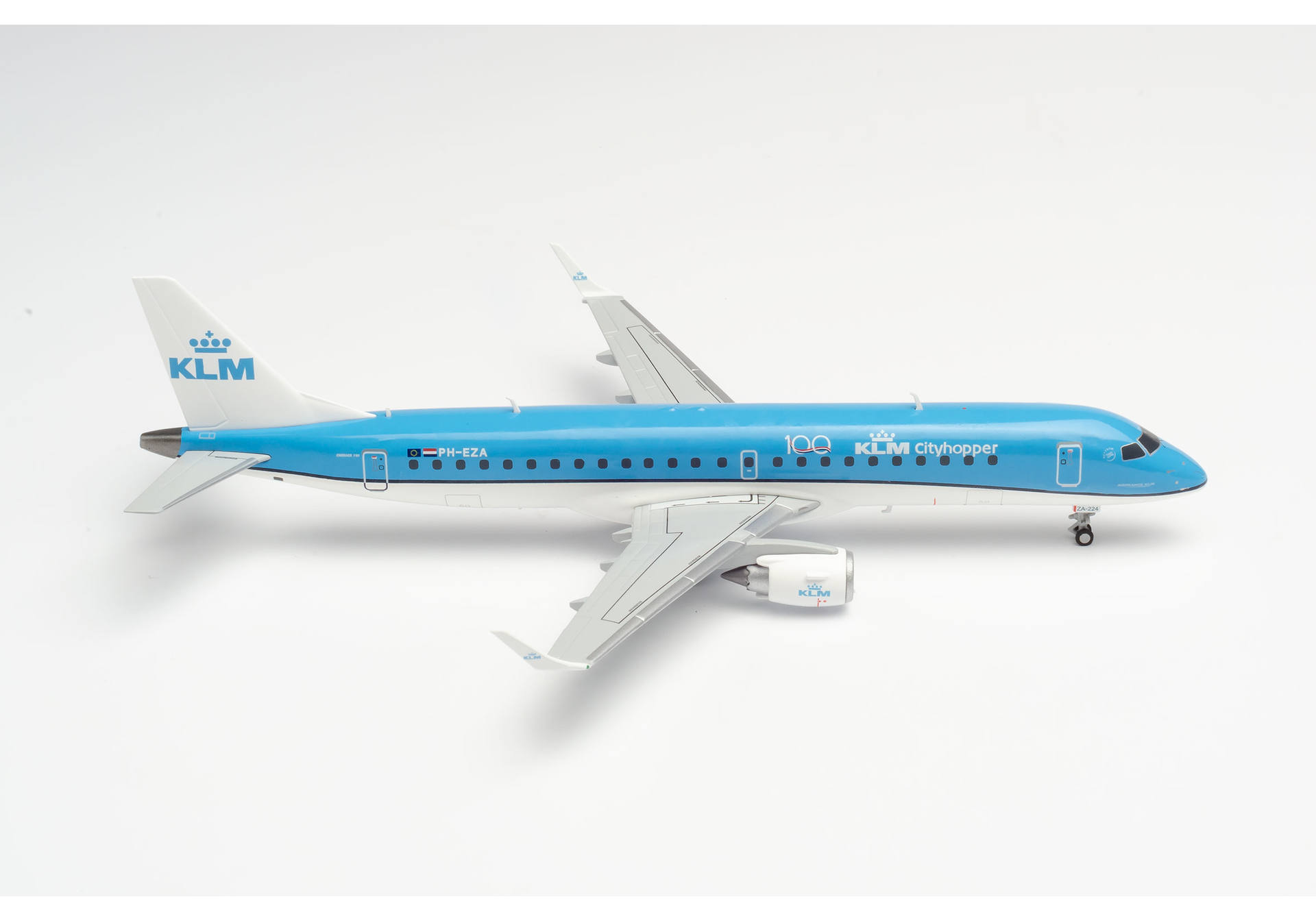 Herpa 557580-001 KLM Cityhopper Embraer E190 1:200