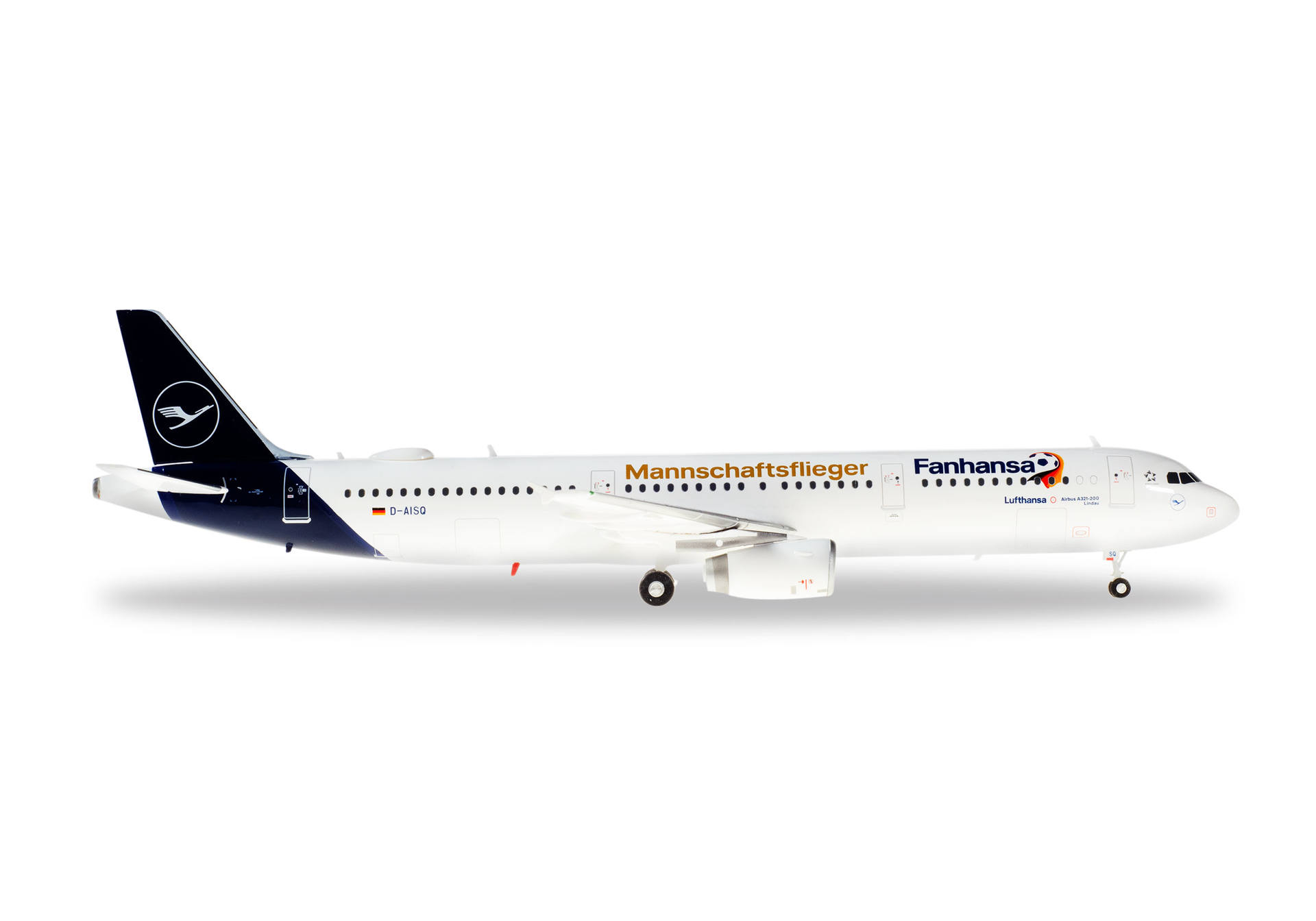 Herpa 559416 Lufthansa Airbus A321 