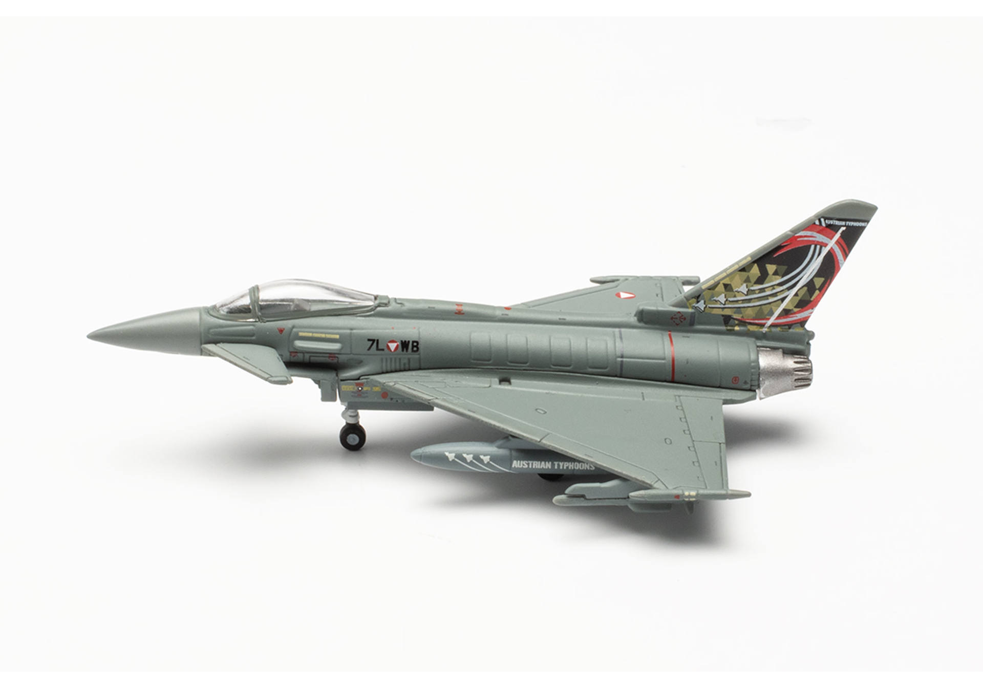 Herpa 571210 Austrian Air Force Eurofighter Typhoon 1:200