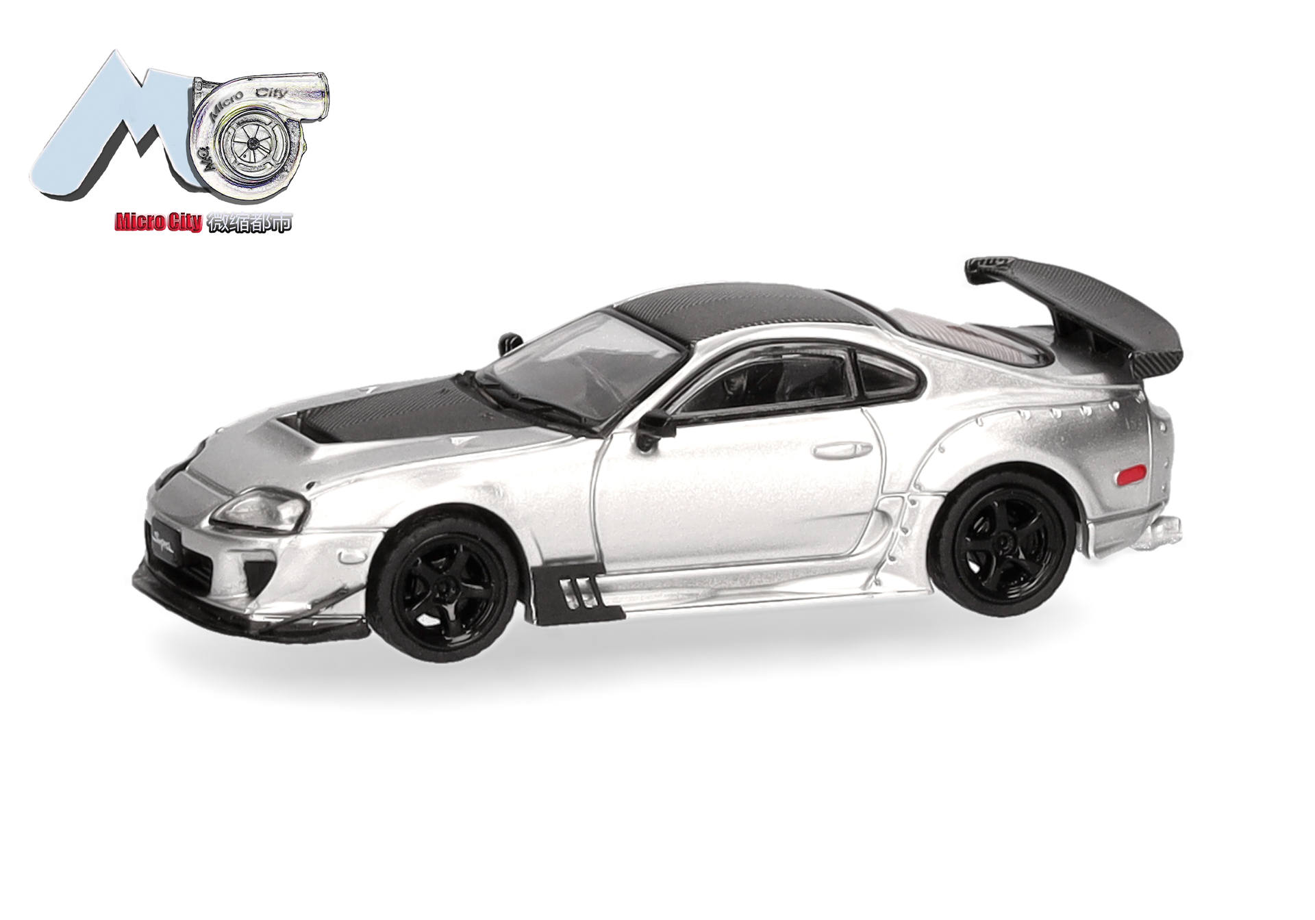 Micro City 87MC000017 MicroCity: Toyota Supra, silber (1993-2002) 1:87