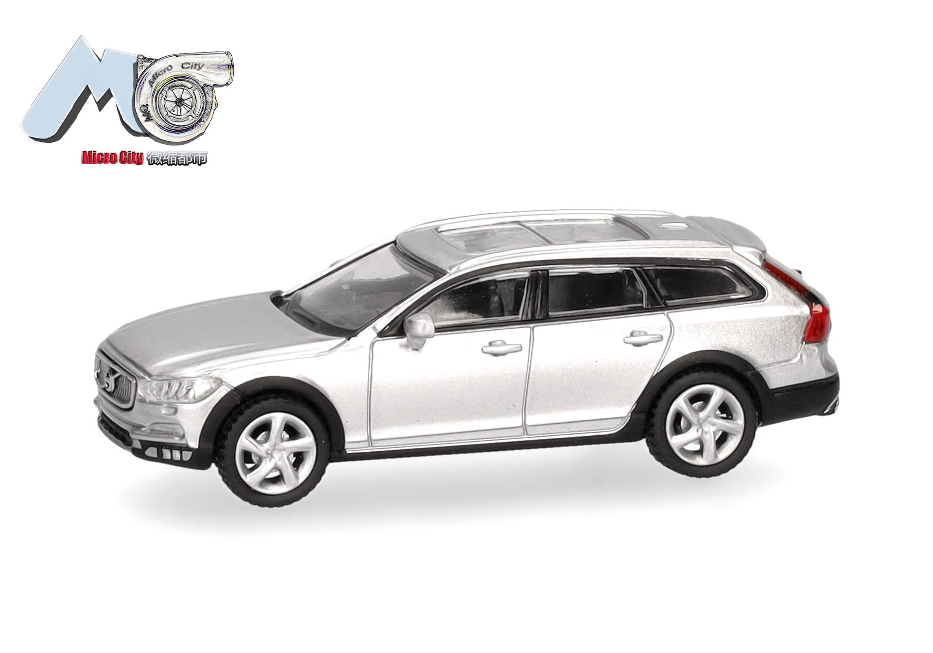 Micro City 87MC000019 MicroCity: Volvo V90, silber (2017) 1:87