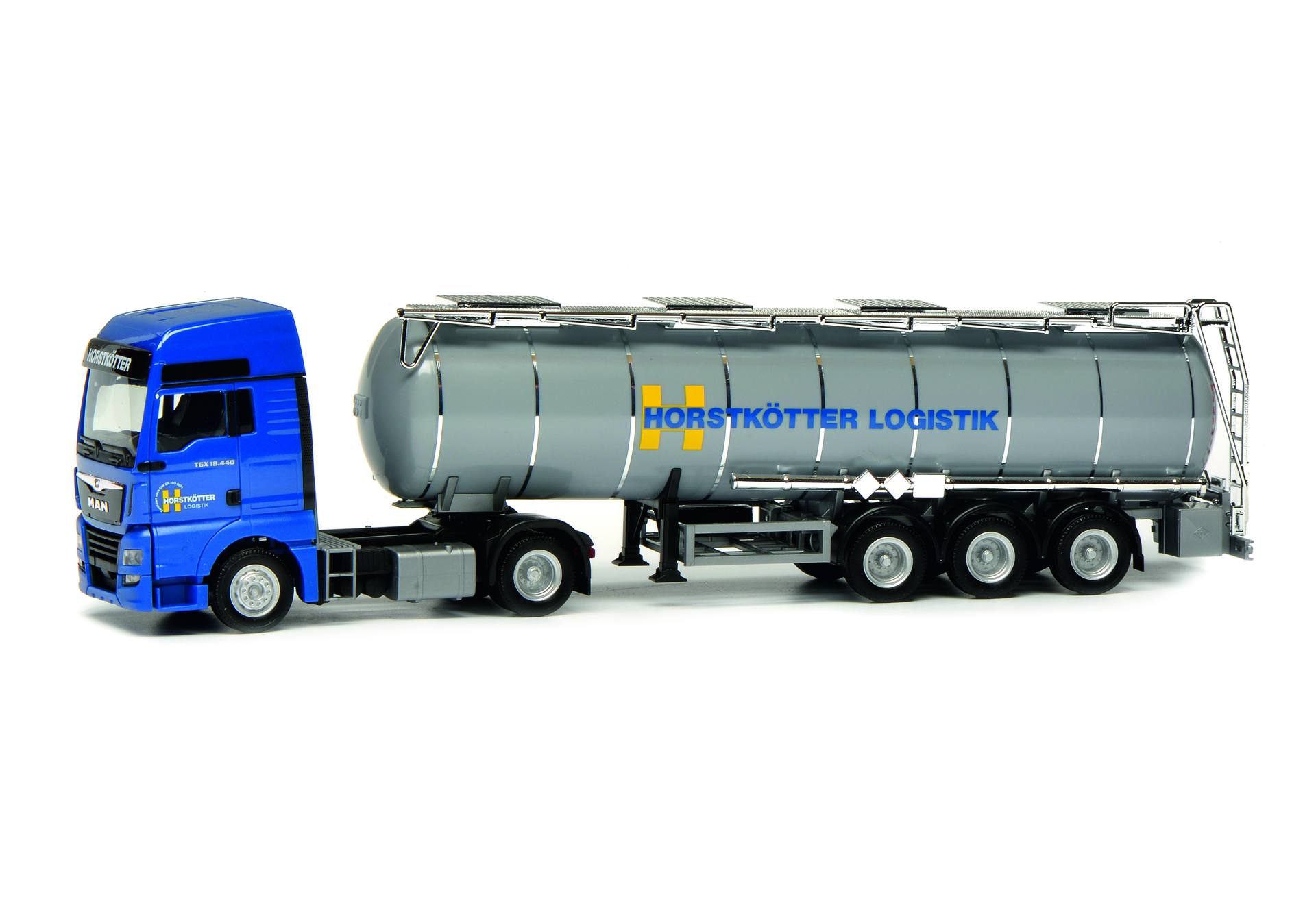 Herpa 940580 MAN TGX XXL Euro6 Tank-Sattelzug, Horstkötter 1:87