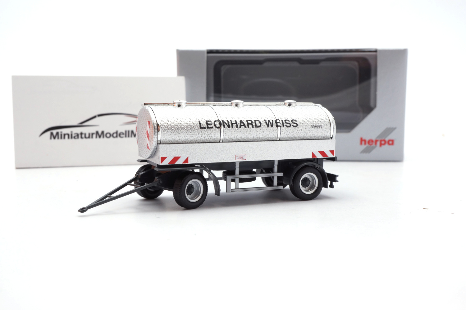 Herpa 952422 Wassertransportanhänger 2achs 