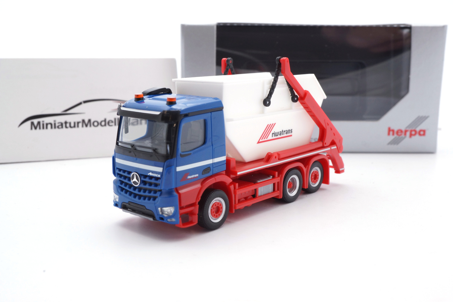 Herpa 956604 MB Arocs M Absetzmulden-LKW 3a 