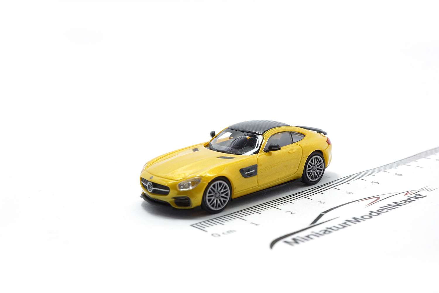 Minichamps 870037322 Brabus 600 Mercedes AMG GT S - Gold - 2015 1:87