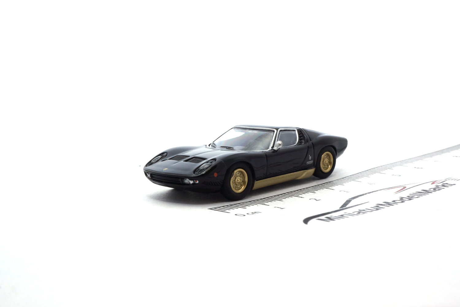 Minichamps 870103024 Lamborghini Miura - Black - 1966 1:87