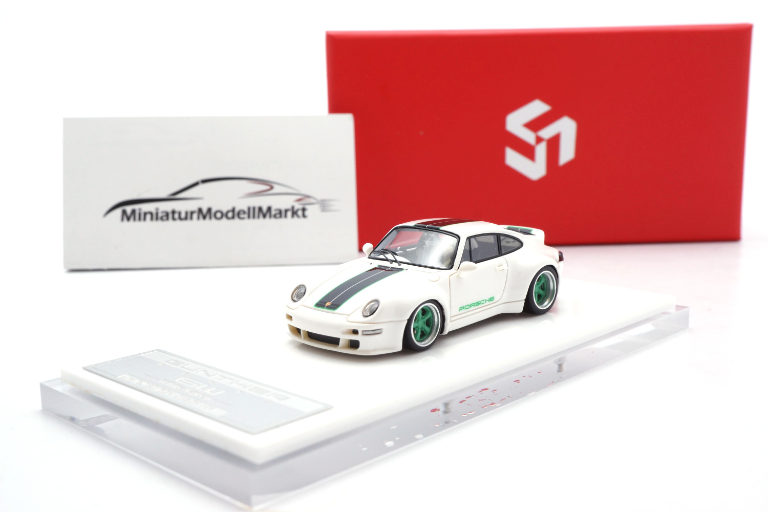 MY64 MY64-02MB Porsche 911 (993) - Gunther Werks - White Green 1:64