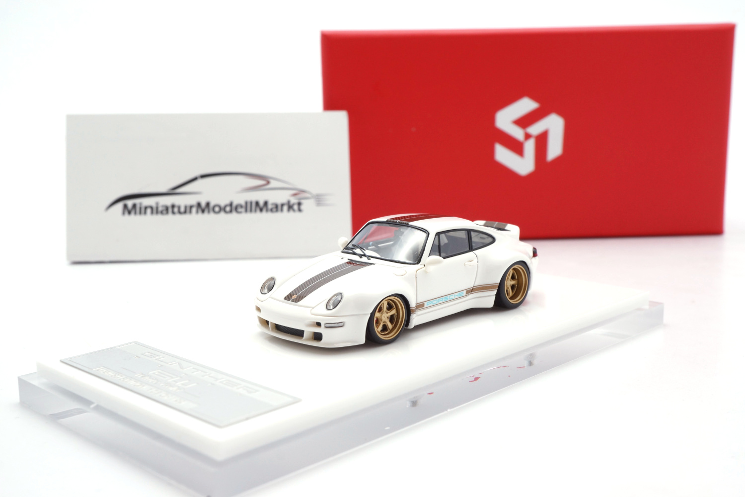 MY64 MY64-02MC Porsche 911 (993) - Gunther Werks - White Gold 1:64