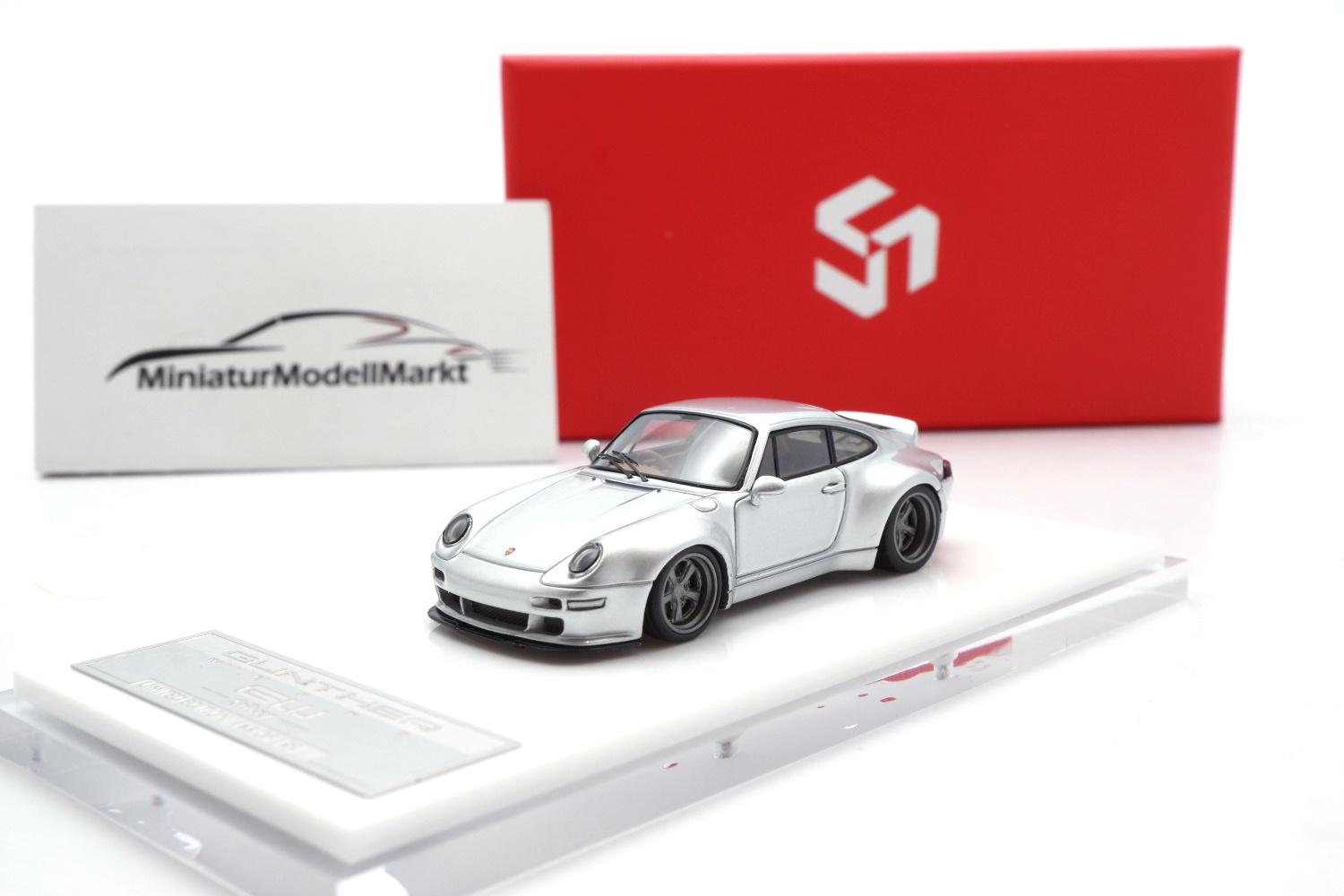 MY64 MY64-02ME Porsche 911 (993) - Gunther Werks - Silver 1:64