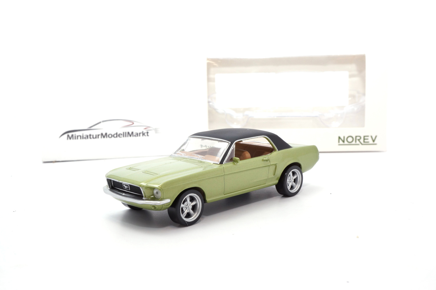 Norev 270585 Ford Mustang Coupe - Grün Metallic - 1968  1:43