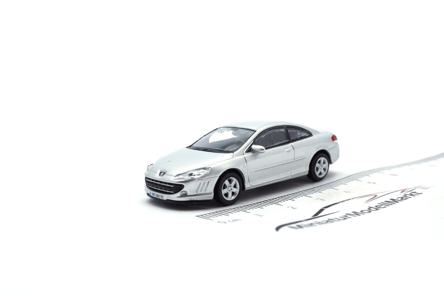 Norev 474783 Peugeot 407 Coupe - Silber - 2006 1:87