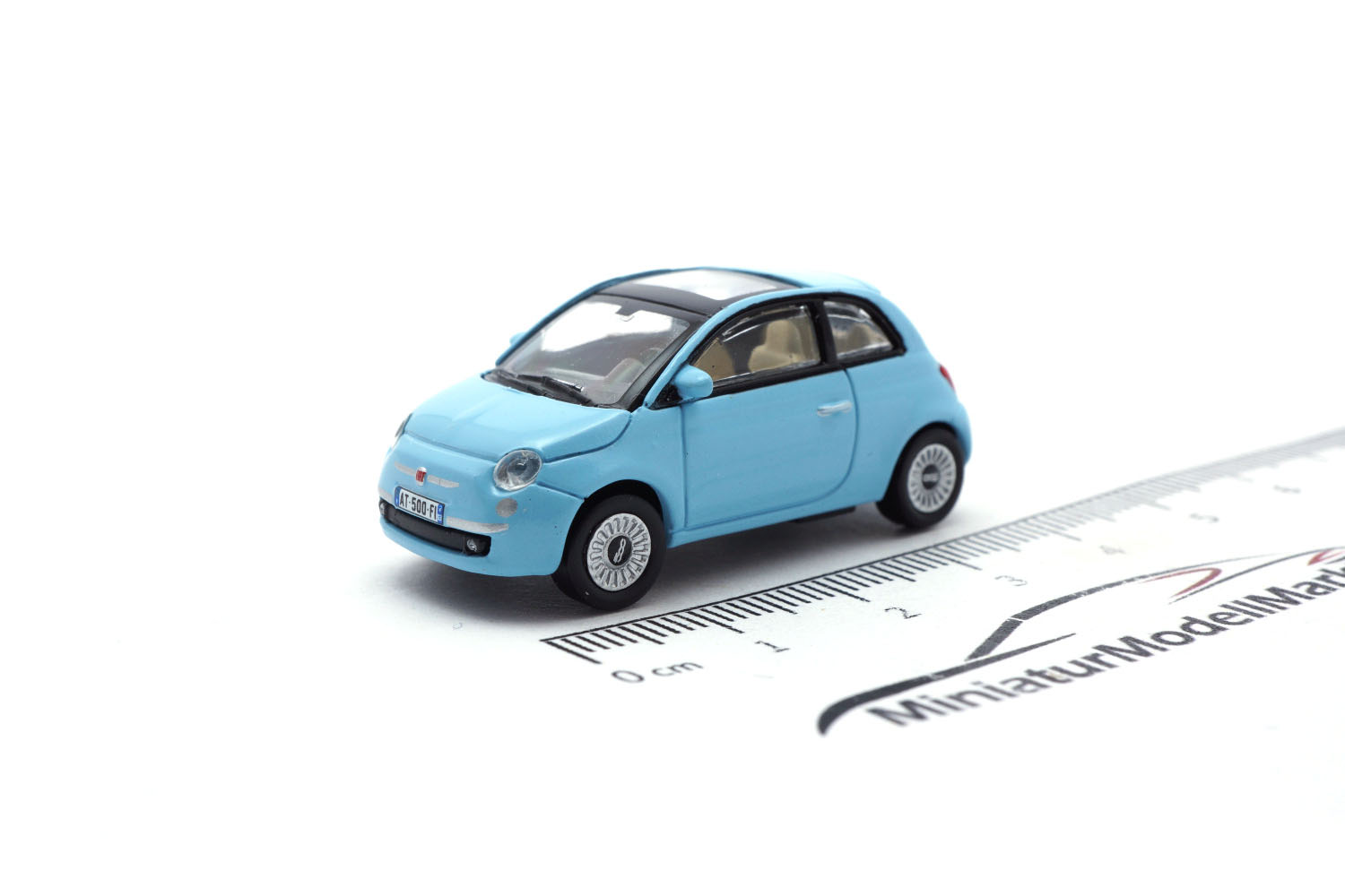 Norev 770064 Fiat 500 - Blau - 2008 1:87