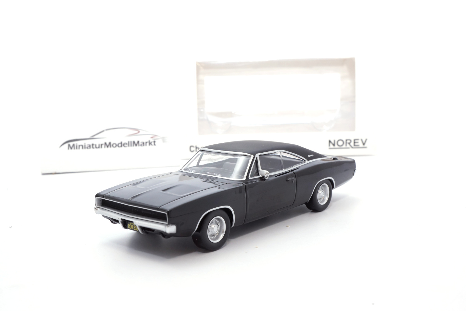 Norev 950004 Dodge Charger - Schwarz - 1968 1:43