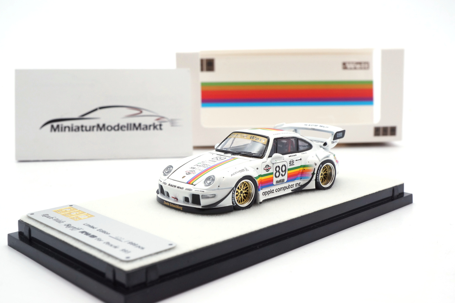 PGM 640311 Porsche 911 (993) RWB - White Apple #89 1:64