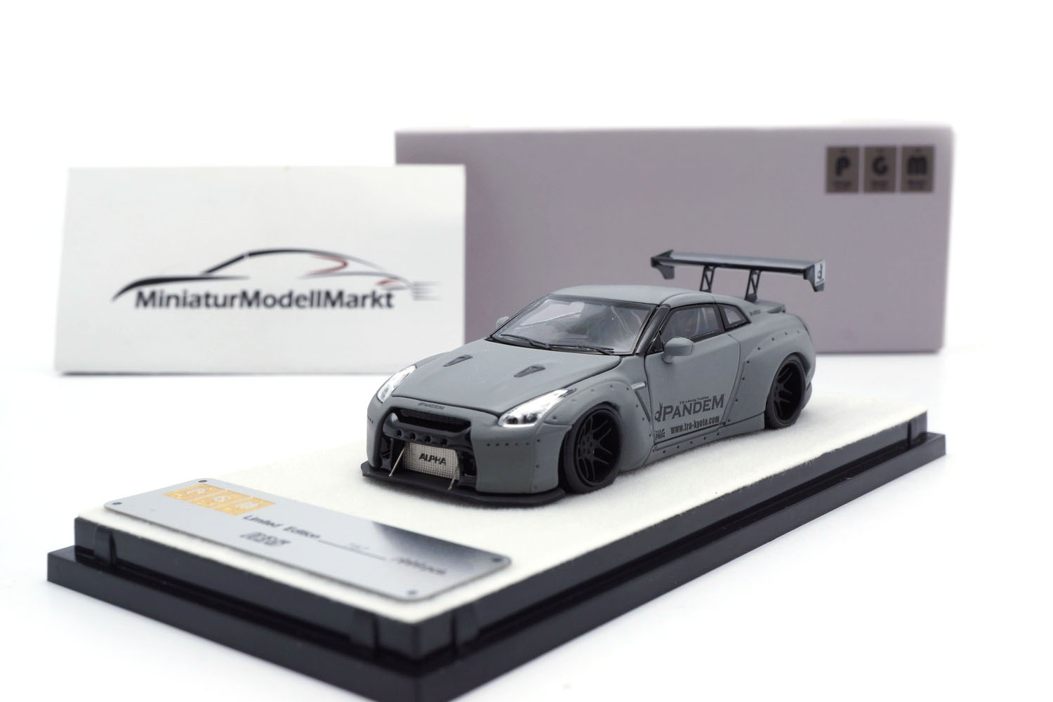 PGM 640703 Nissan Rocket Bunny GTR R35 - Combat Grey 1:64