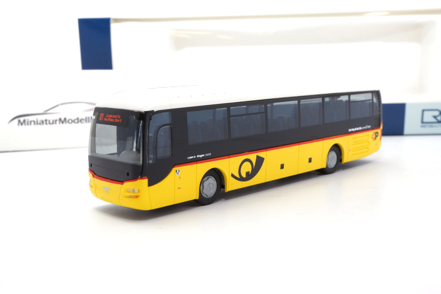 Rietze 65854 MAN Lions Regio - Die Post (CH) 1:87