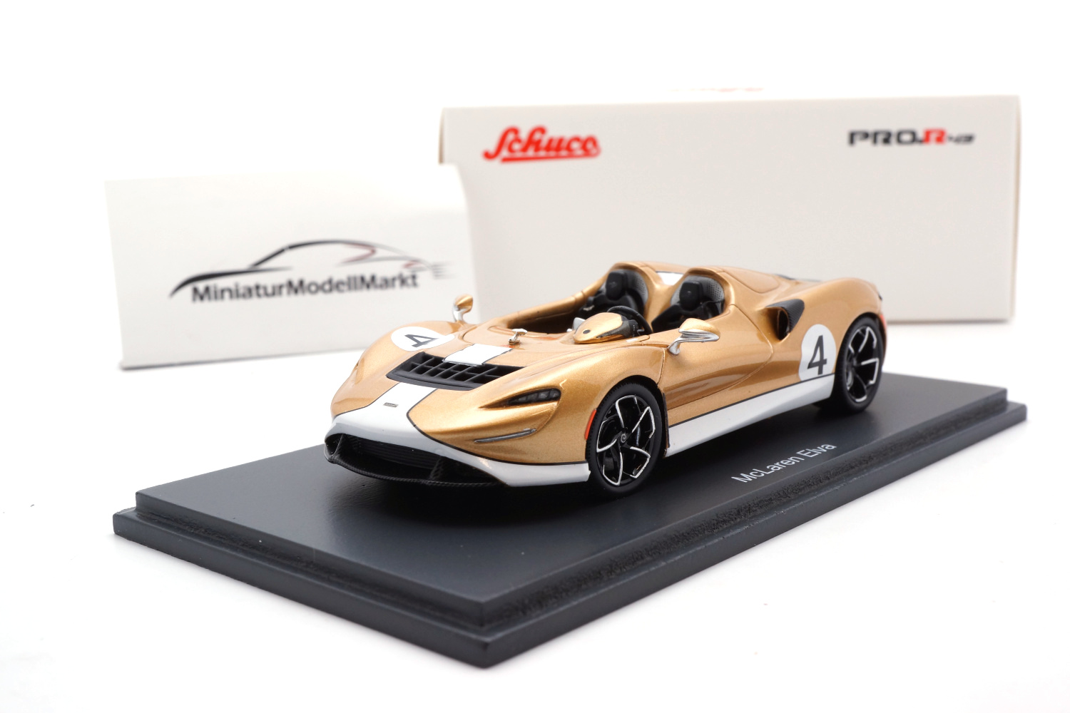 Schuco 450926700 McLaren Elva - Can Am Gold 2021 1:43