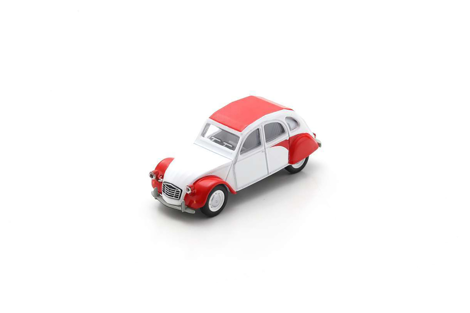 Schuco 452037200 Citroen 2CV - rot/weiß 1:64