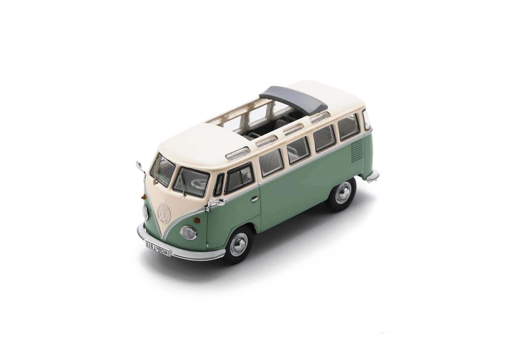 Schuco 450729700 VW T1 Samba - grün / weiß 1:43