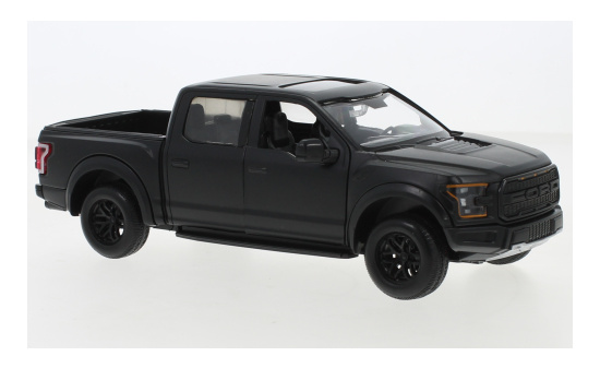 Motormax MOM79344BLACK Ford F-150 Raptor - schwarz (Matt) - Vorbestellung 1:24