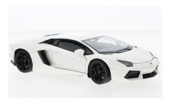 Welly WEL24033WHITE Lamborghini Aventador Coupe - weiss - Vorbestellung 1:24