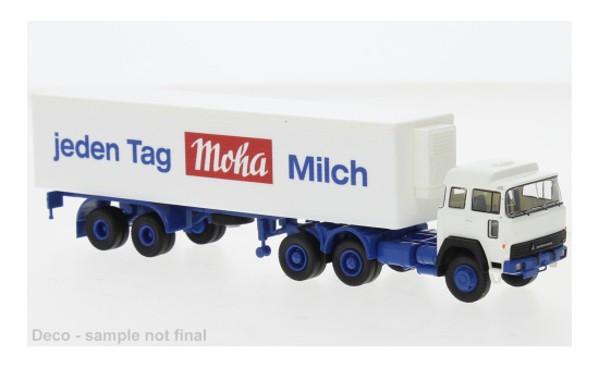 Brekina BRE83278 Magirus 310 D 22 Kühlkoffer-SZ - Moha Milch 1:87